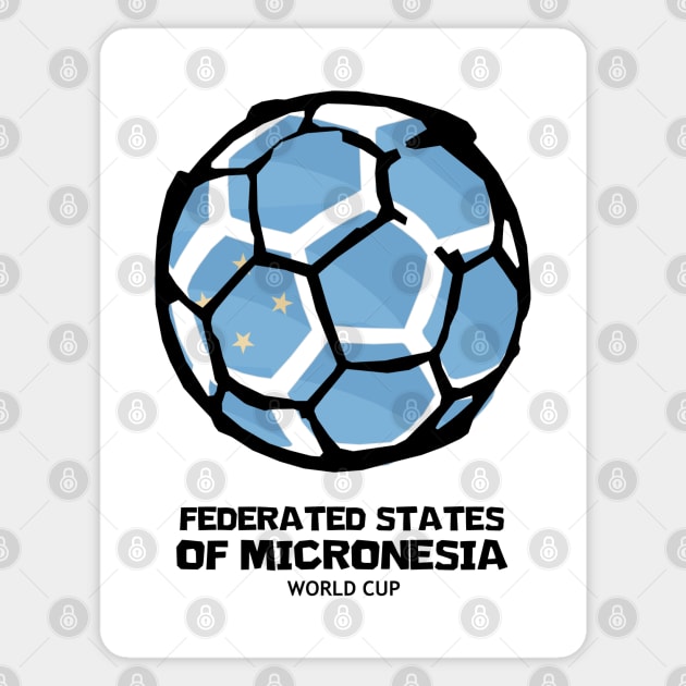 Federated States of Micronesia Football Country Flag Magnet by KewaleeTee